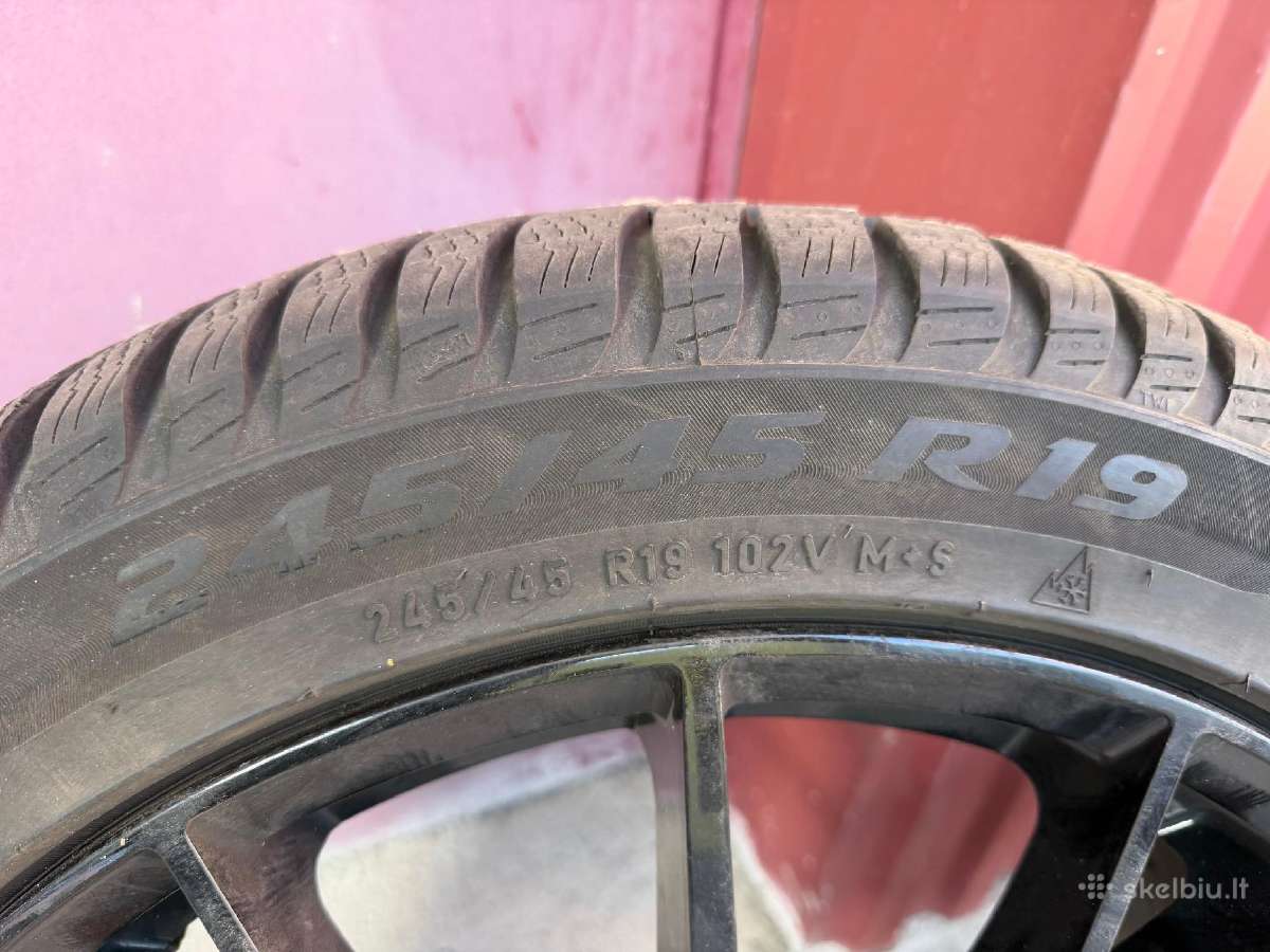 Pirelli R19 245/40 žieminės + ratlankiai Mak Bmw5 - nuotraukos Nr. 3