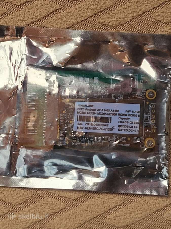 2012 MacBook air SSD - nuotraukos Nr. 2
