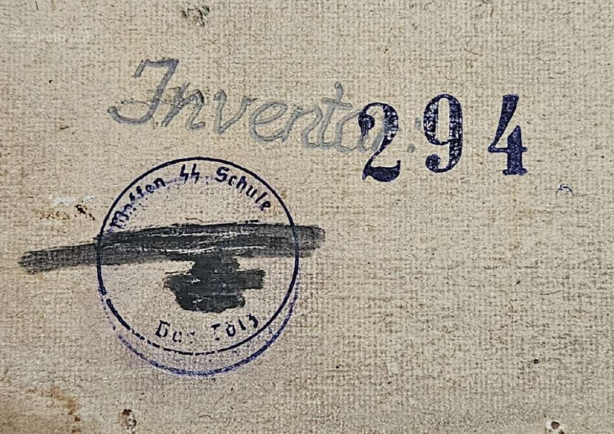 Senovinis paveikslas alejine tapyba 1912 W.lorenz - nuotraukos Nr. 9