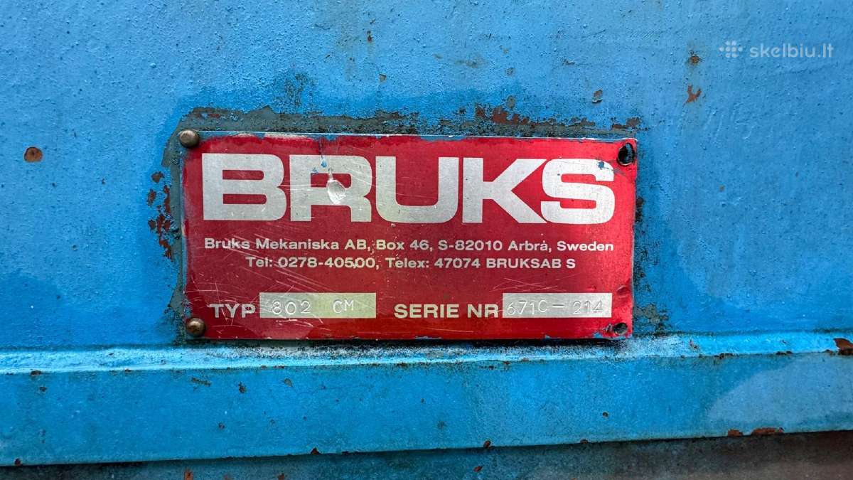Būgninis smulkintuvas Bruks 802 Cm - nuotraukos Nr. 3
