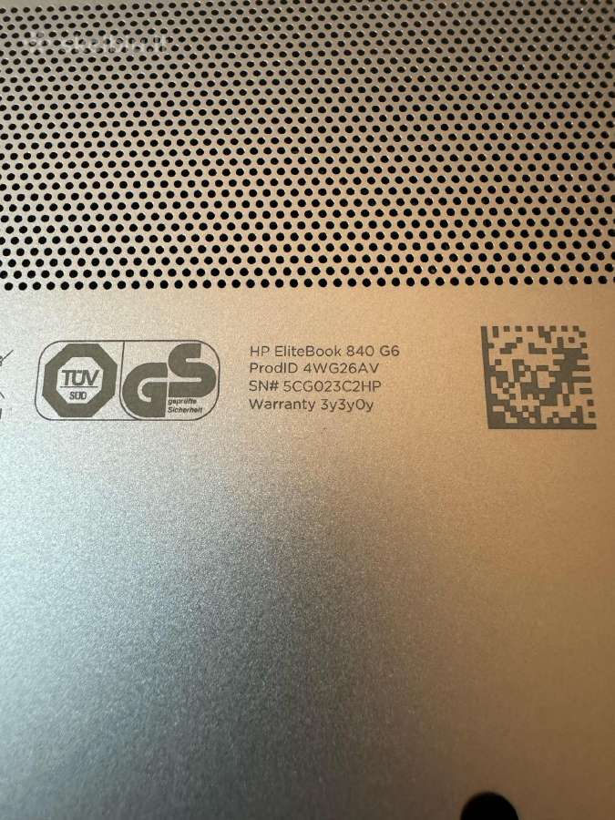 Hp Elitebook 840 G6 - nuotraukos Nr. 3
