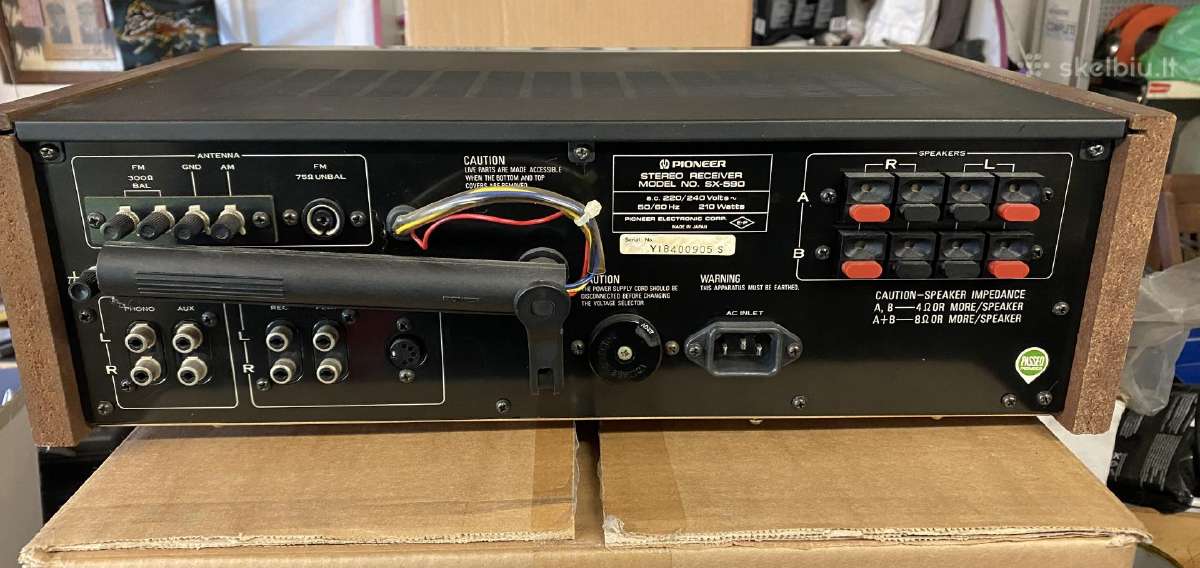 Pioneer sx-590 - nuotraukos Nr. 3