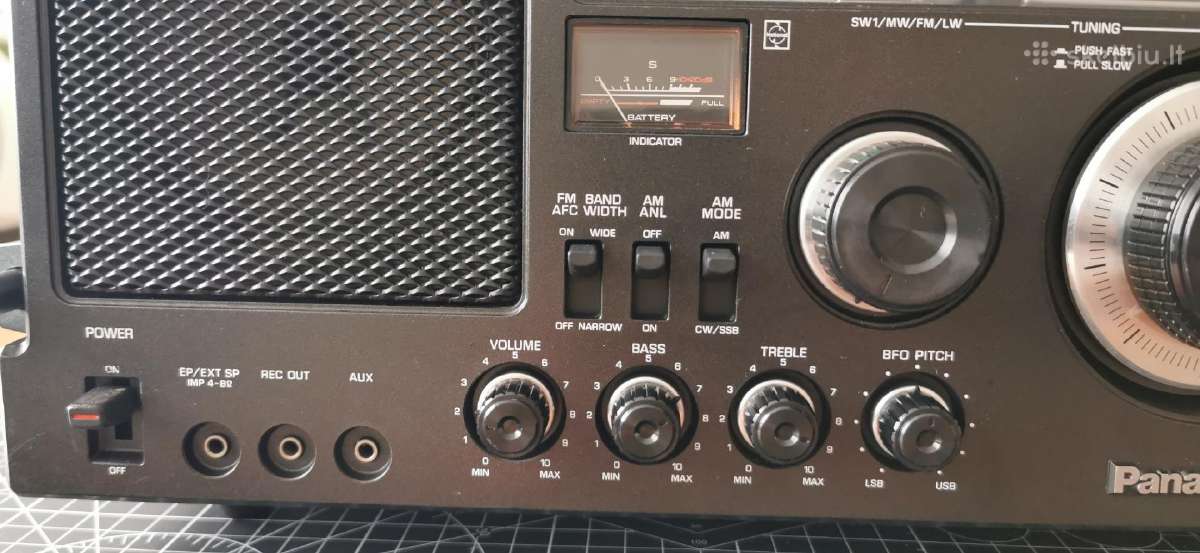 Panasonic Rf-4900 Dr49 Fm/lw/mw/sw Radijo Imtuvas - nuotraukos Nr. 6