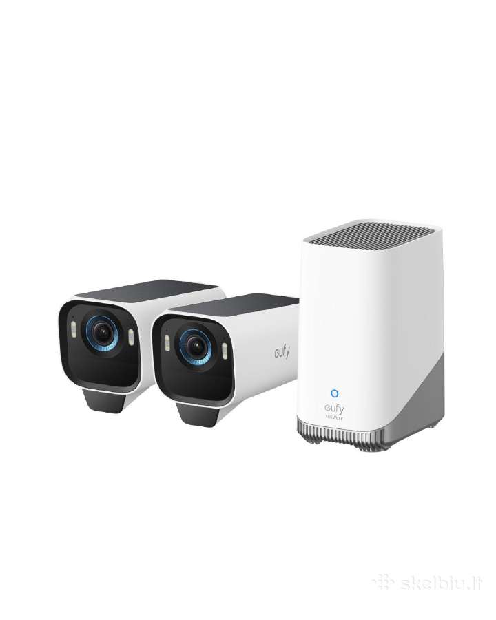 Eufycam S3 Pro 2 Kit Black+white Homebase S380 - nuotraukos Nr. 2