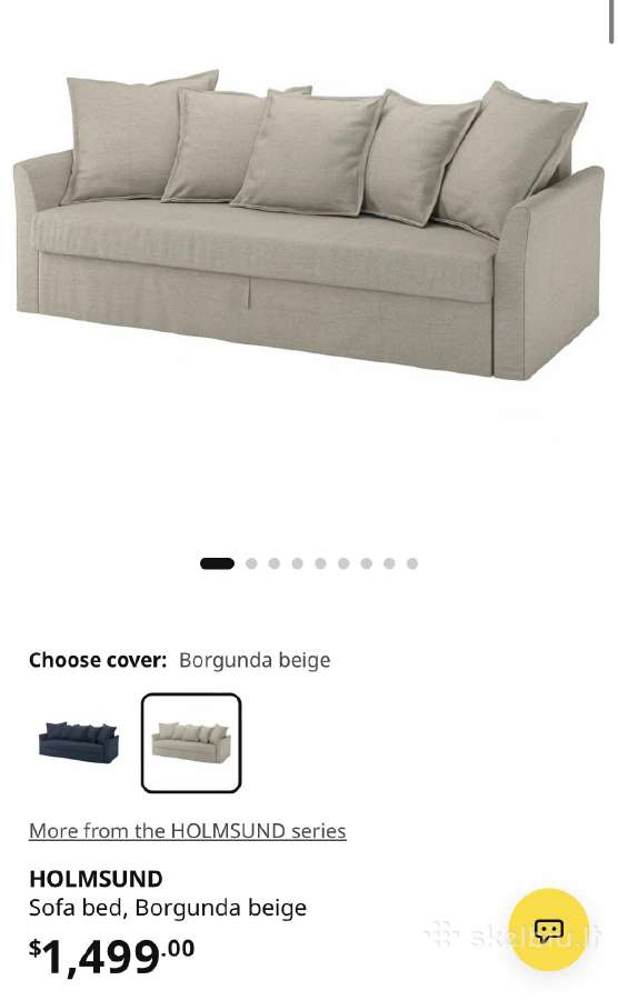Parduodama sofa lova - nuotraukos Nr. 2