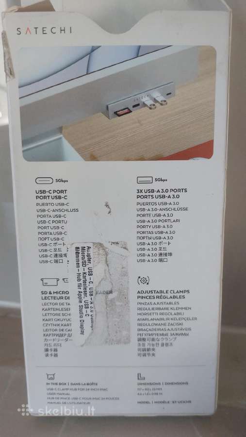 Naujas Satechi Usb-c adapteris / šakotuvas iMac - nuotraukos Nr. 6