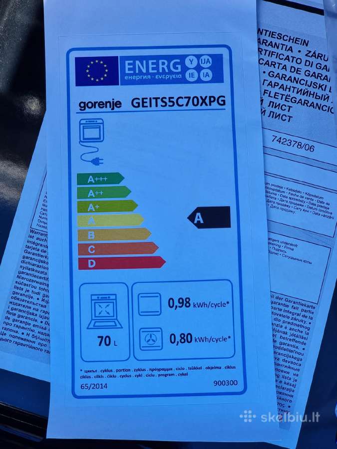 Nauja Gorenje Geits5c70xpg+garantija - nuotraukos Nr. 18
