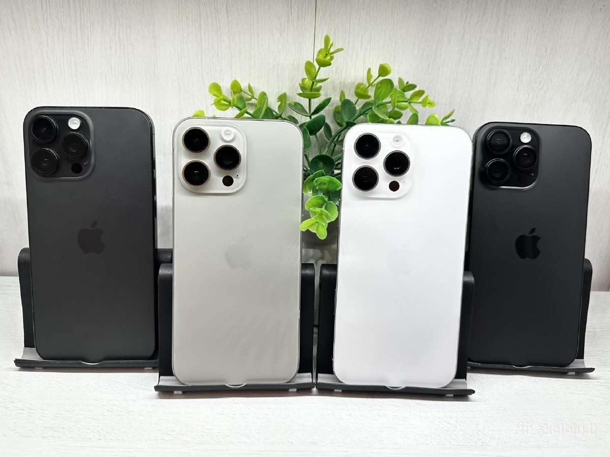 iPhone 16 Pro Max 256gb–1tb Garantija 180 D. - nuotraukos Nr. 4