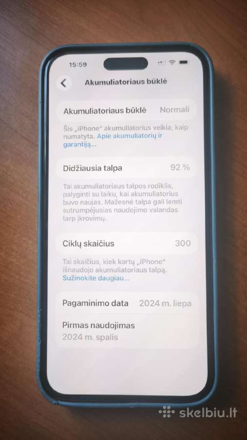 iPhone 16+black (256gb). - nuotraukos Nr. 3