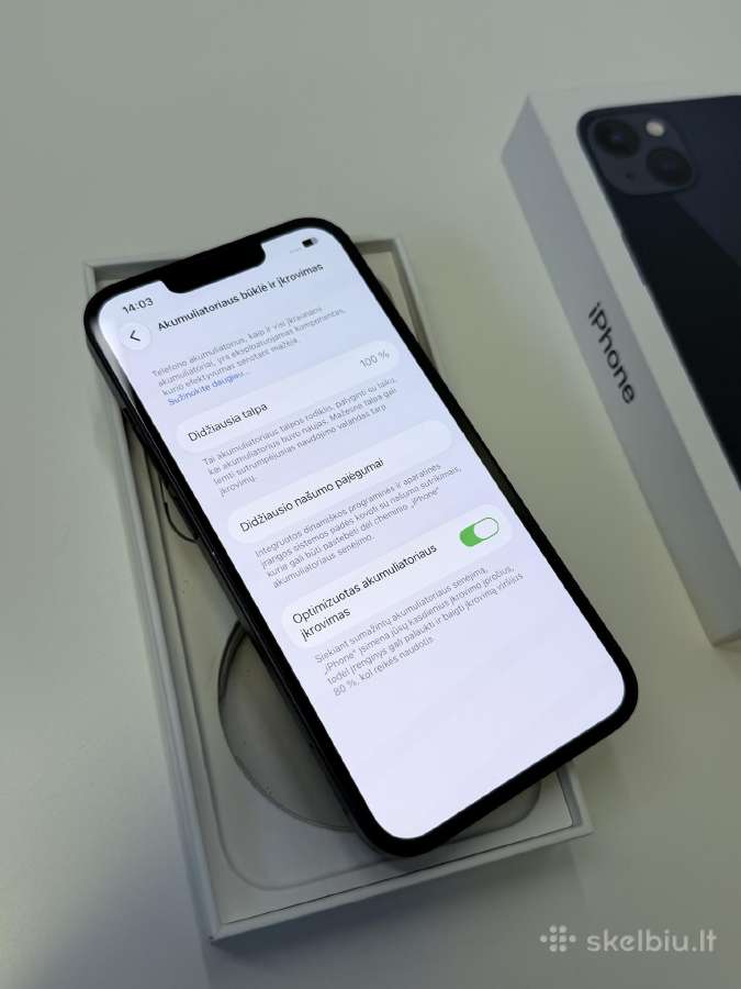 iPhone 13 128 GB, 100% baterija - nuotraukos Nr. 6