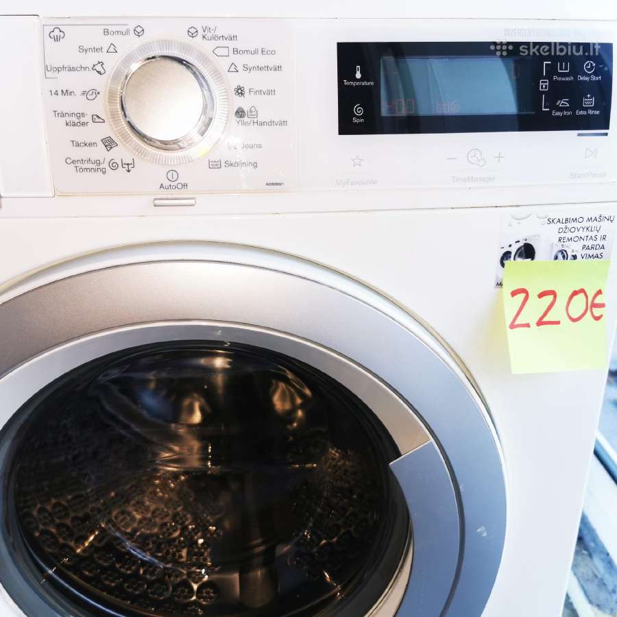 Skalbimo mašina Electrolux 8kg - nuotraukos Nr. 2