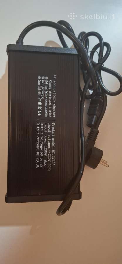 Galingas 67.2v 20a greitojo įkrovimo pakrovėjas - nuotraukos Nr. 2