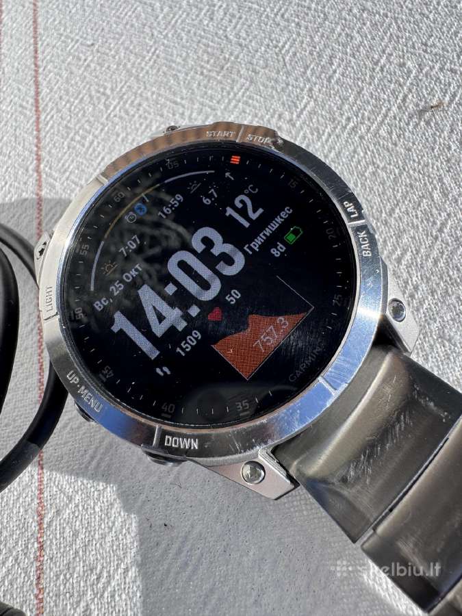 Garmin Epix Gen 2 Steel 47 mm + 3 dirželiai - nuotraukos Nr. 4