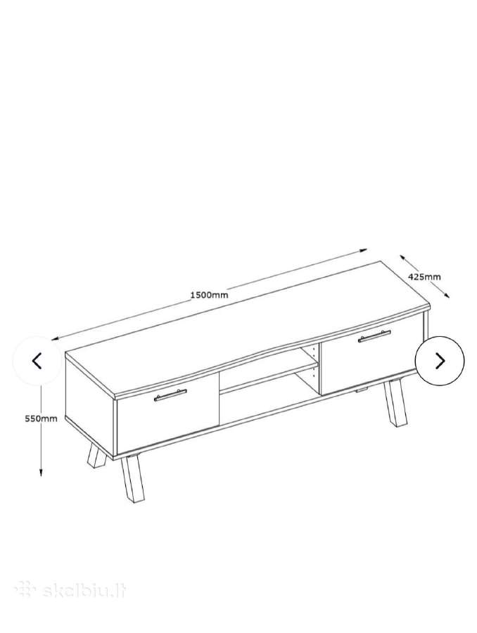 TV staliukas Sanby - nuotraukos Nr. 2