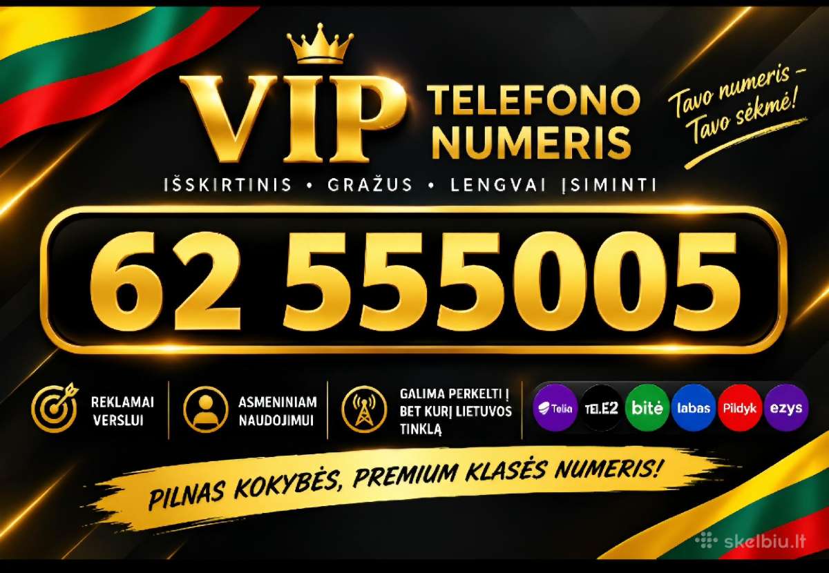 VIP nr 22222 07770 60006 11111 - nuotraukos Nr. 4