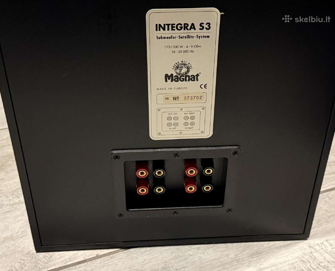 Magnat Integra S3 / aktyvūs žemadažniai / subai - nuotraukos Nr. 2