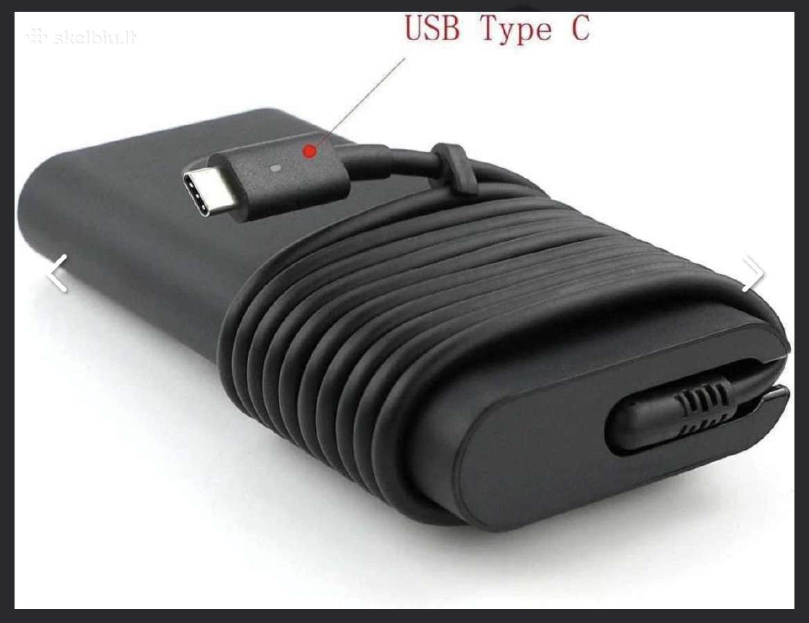 Dell įkroviklis 130 W Usb-c/usb M0h25 - nuotraukos Nr. 3