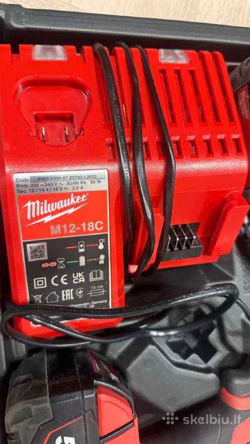 Milwaukee M18 pilnas komplektas - nuotraukos Nr. 7