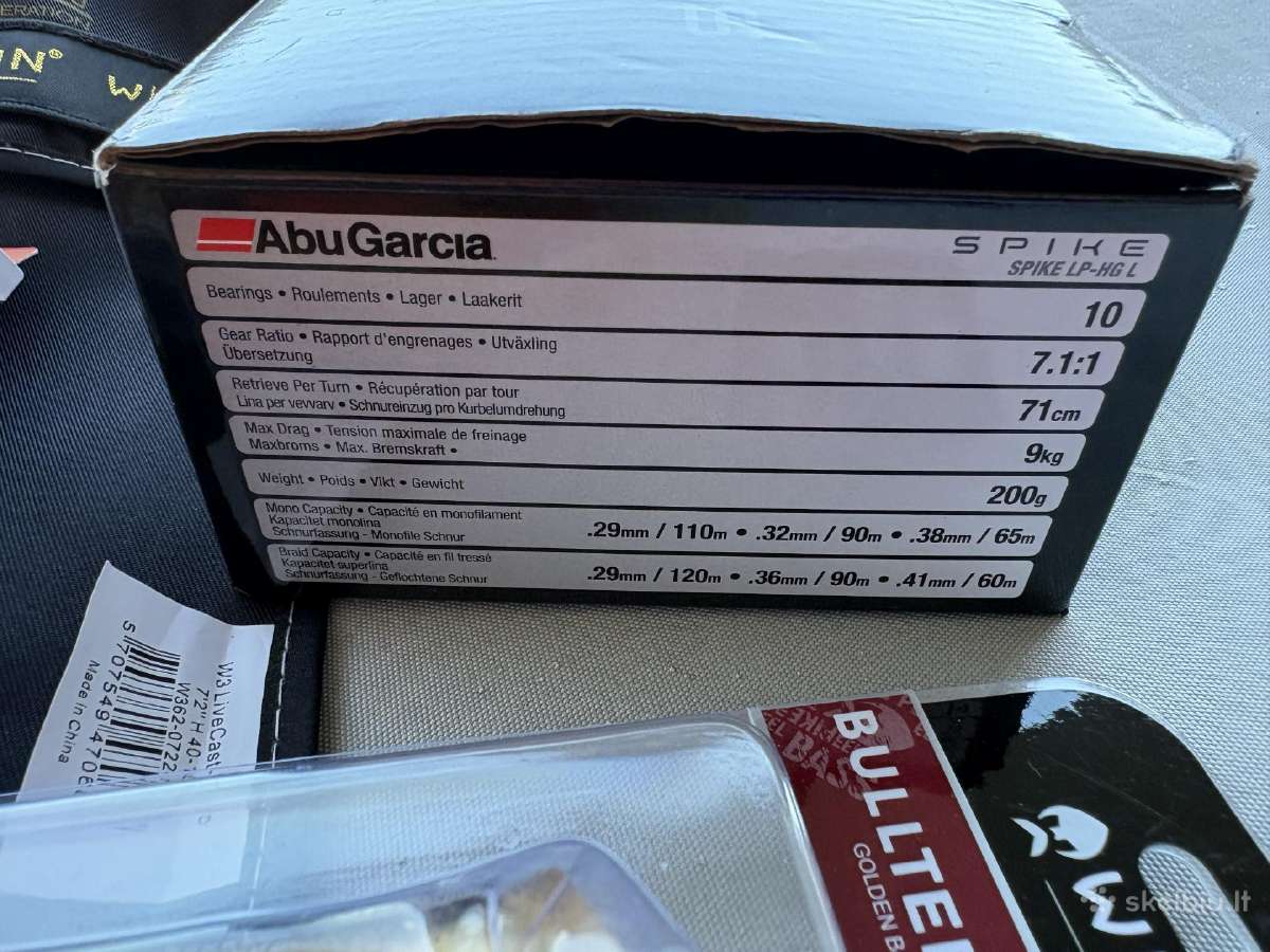 Westin W3 Livecast 40-100g su Abu Garcia + priedai - nuotraukos Nr. 5