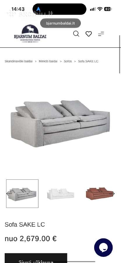 „Sake 3“ sofa - nuotraukos Nr. 4