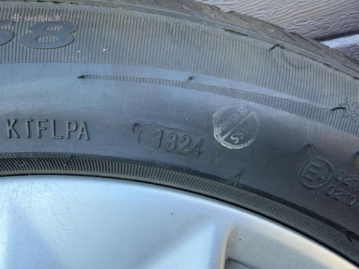 225/50r17 ratlankiai su zieminemis padangomis. - nuotraukos Nr. 4