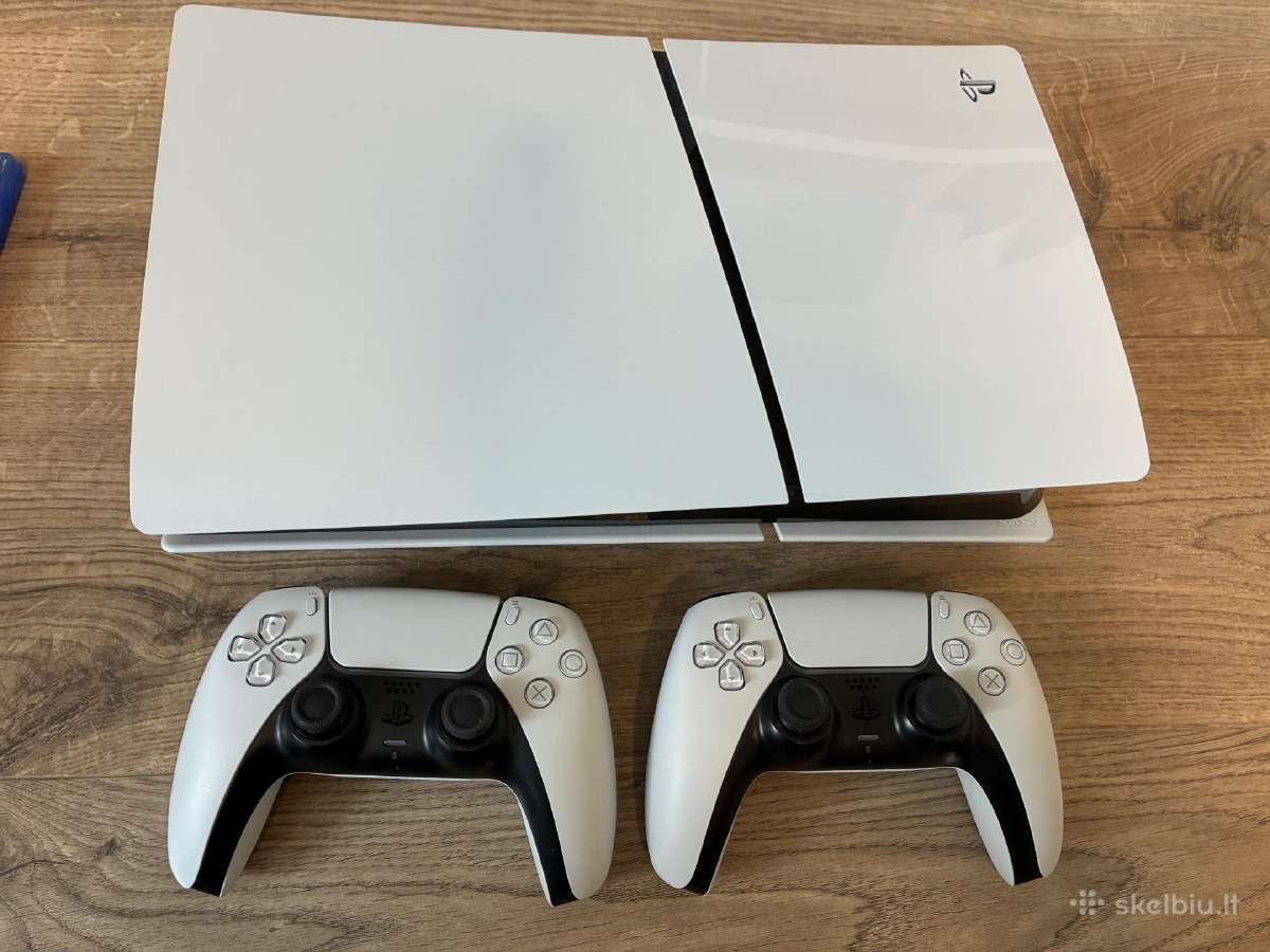 Ps5 slim Disc 1 TB + garantija iki 2028 12 mėn - nuotraukos Nr. 4