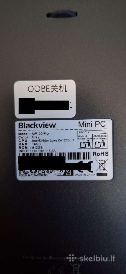 Blackwiev Mp100 Pro - nuotraukos Nr. 3