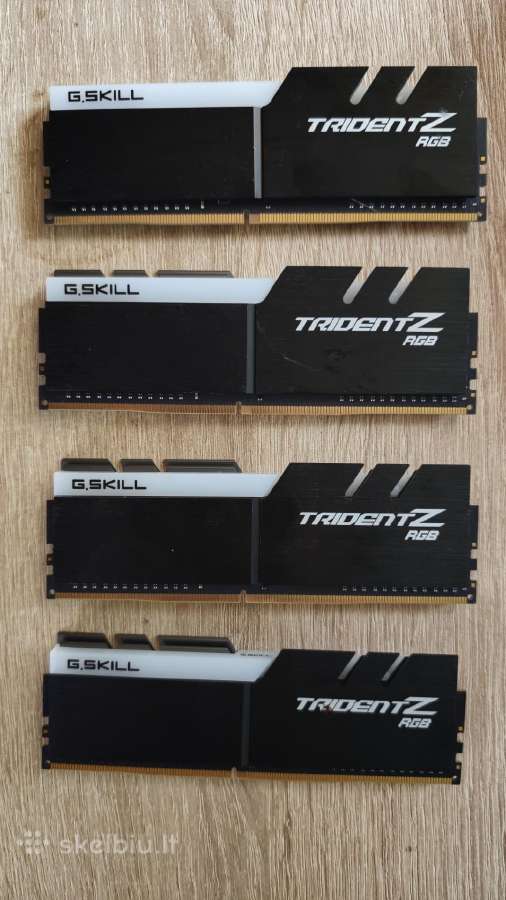 RAM ddr4 G.skill Trident Z Rgb 4266 MHz 32 GB 4x8 - nuotraukos Nr. 3