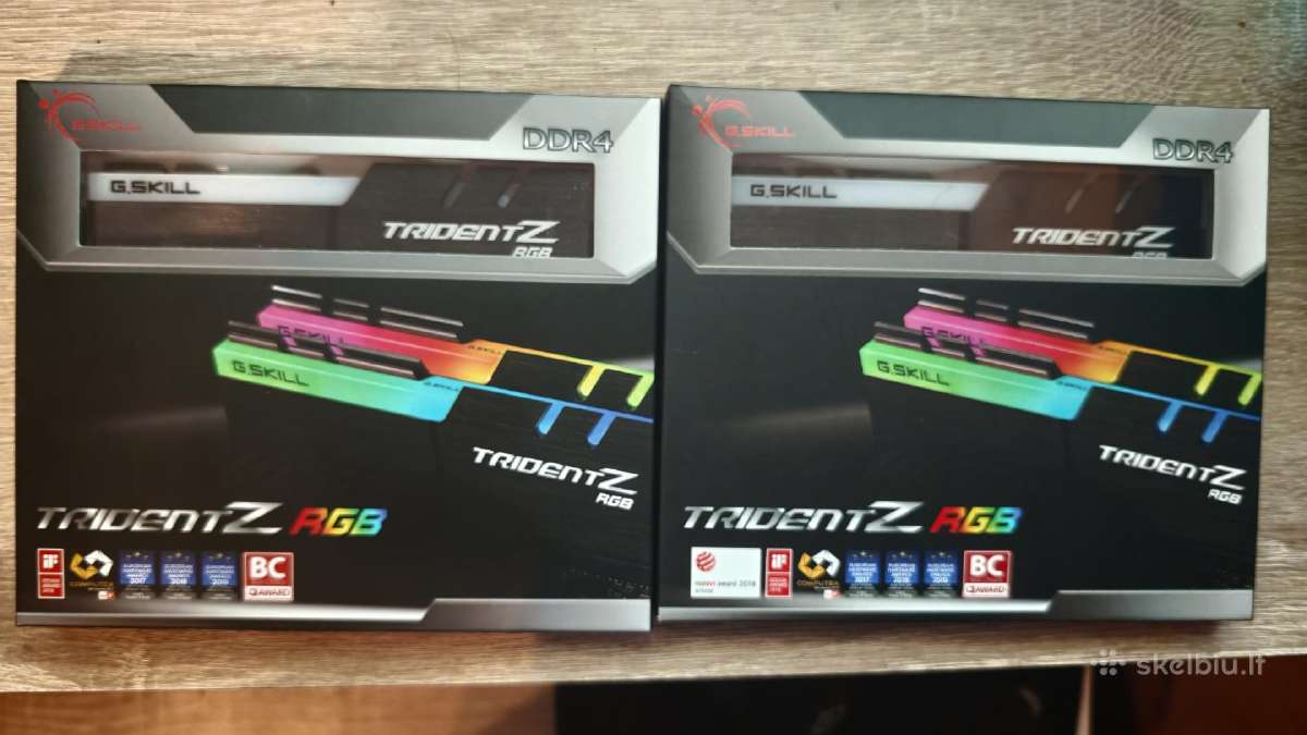 RAM ddr4 G.skill Trident Z Rgb 4266 MHz 32 GB 4x8 - nuotraukos Nr. 4