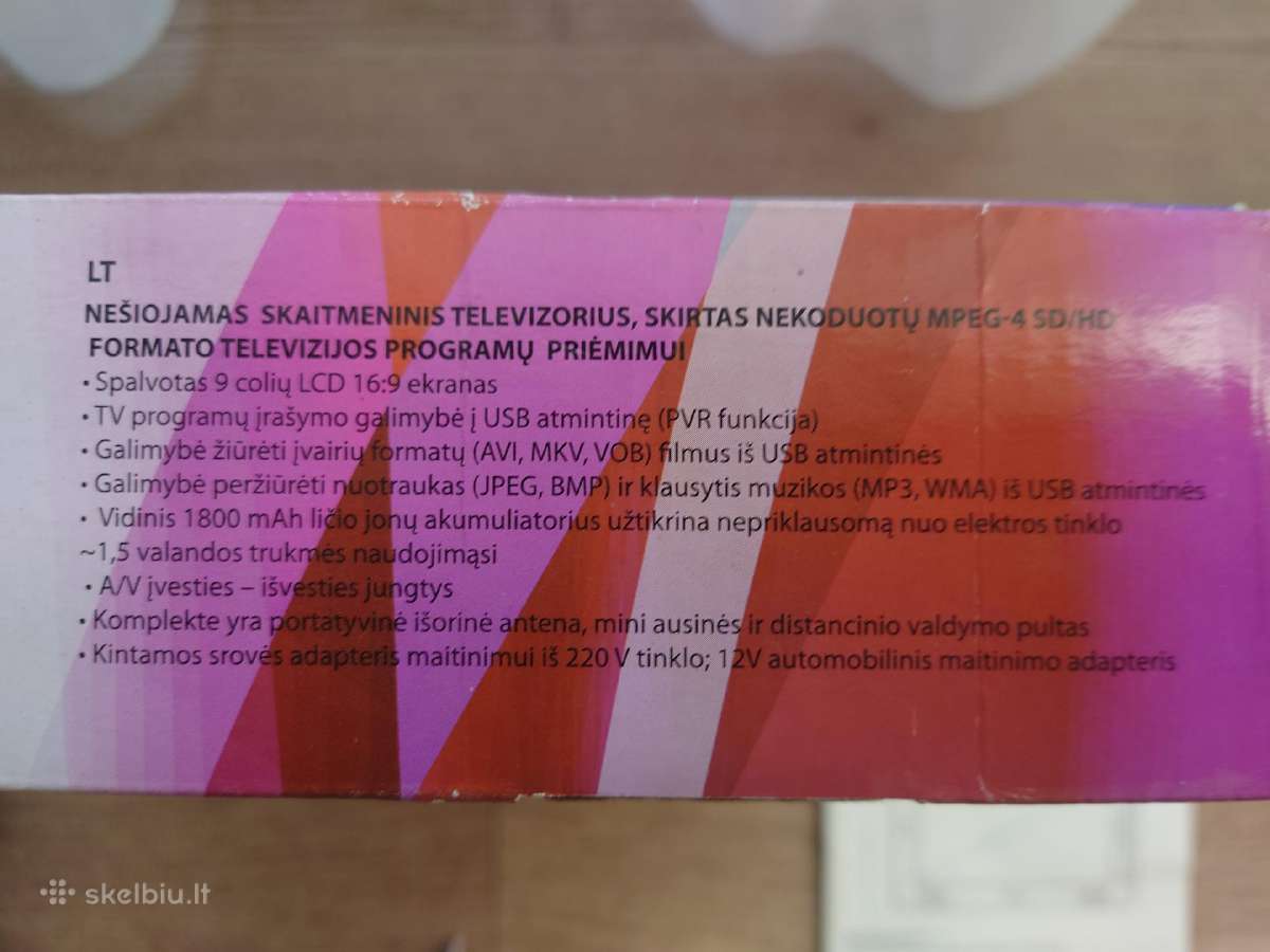 Nešiojamas skaitmeninis televizorius TV Star - nuotraukos Nr. 6