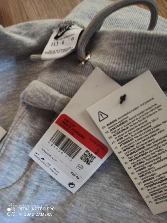 Nauji Originalūs Nike Tech Fleece treningai L - nuotraukos Nr. 3