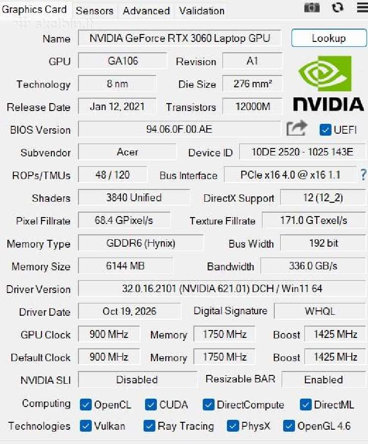 Acer Nitro An515-55 - nuotraukos Nr. 4