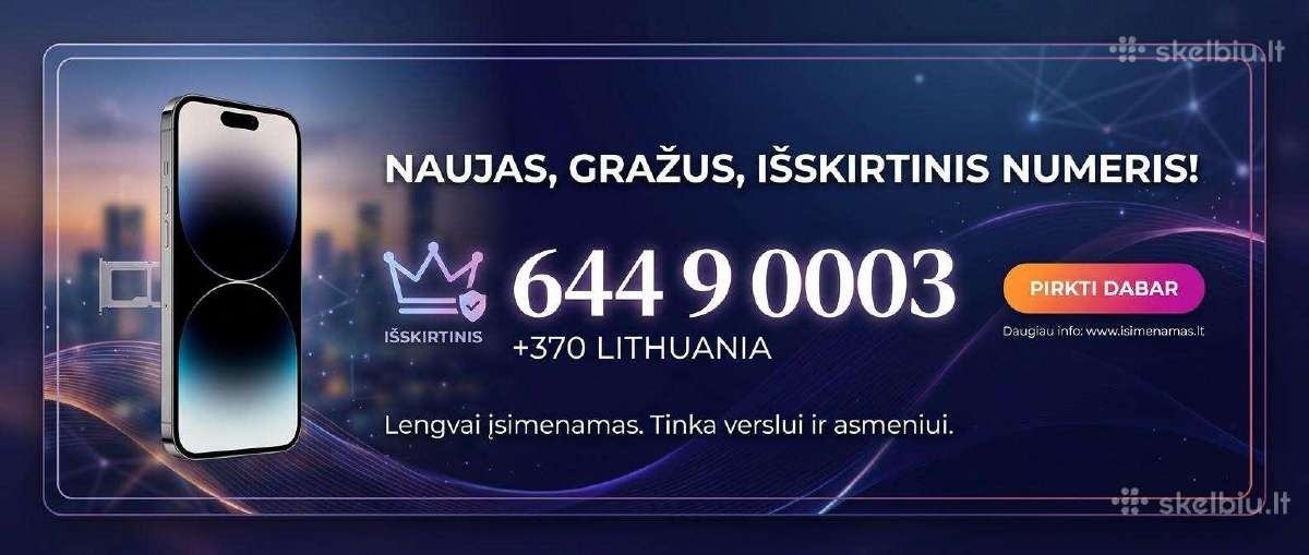 VIP nr 22222 07770 60006 11111 - nuotraukos Nr. 6