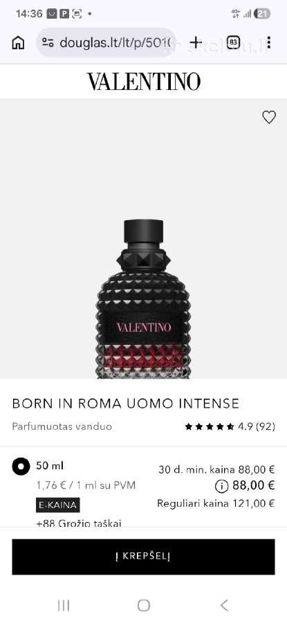 Valentino intense - nuotraukos Nr. 15