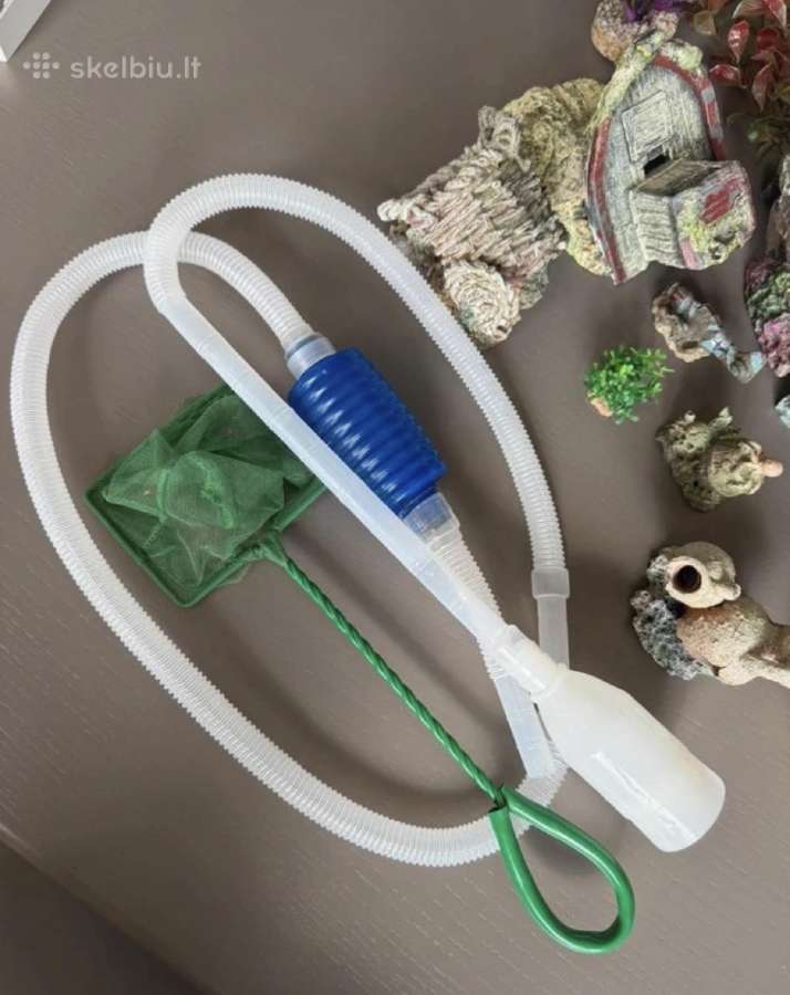 Aquael 24 L akvariumas, su papuošimais ir kt. - nuotraukos Nr. 5