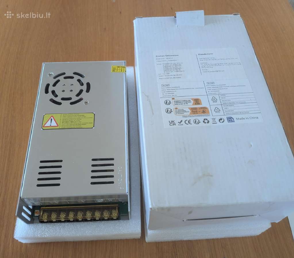 Galingas maitinimo šaltinis 12v 40a 480w - nuotraukos Nr. 4