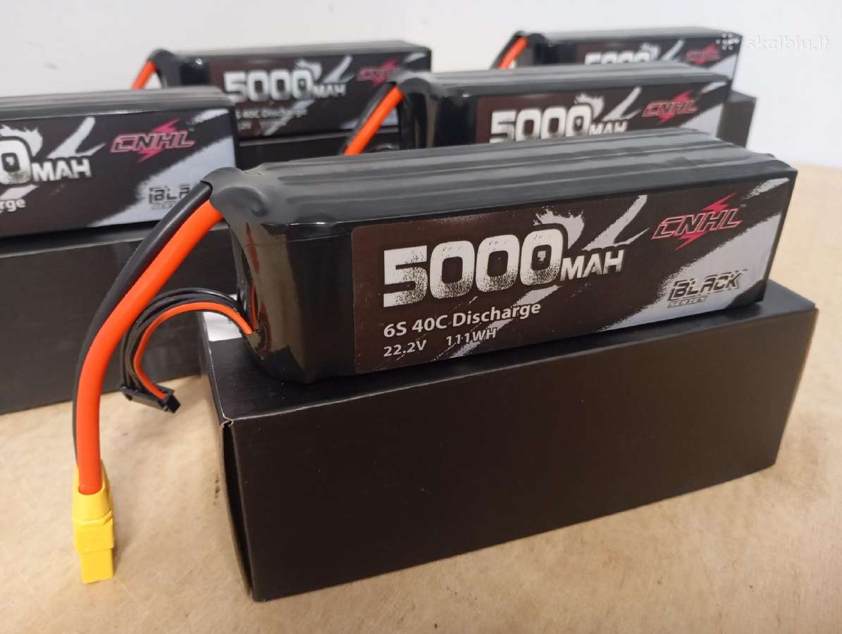 Naujos Cnhl Black Series 6s 5000mah lipo - nuotraukos Nr. 3