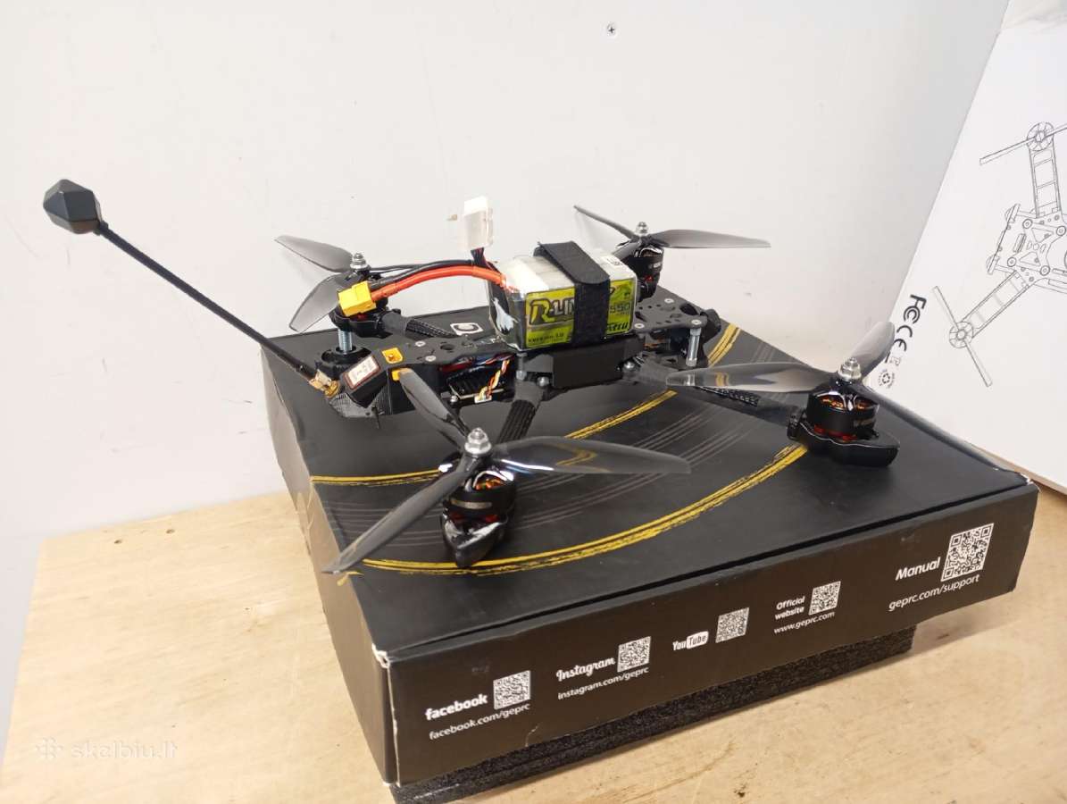 Mark4 7' fpv dronas su GPS - nuotraukos Nr. 2