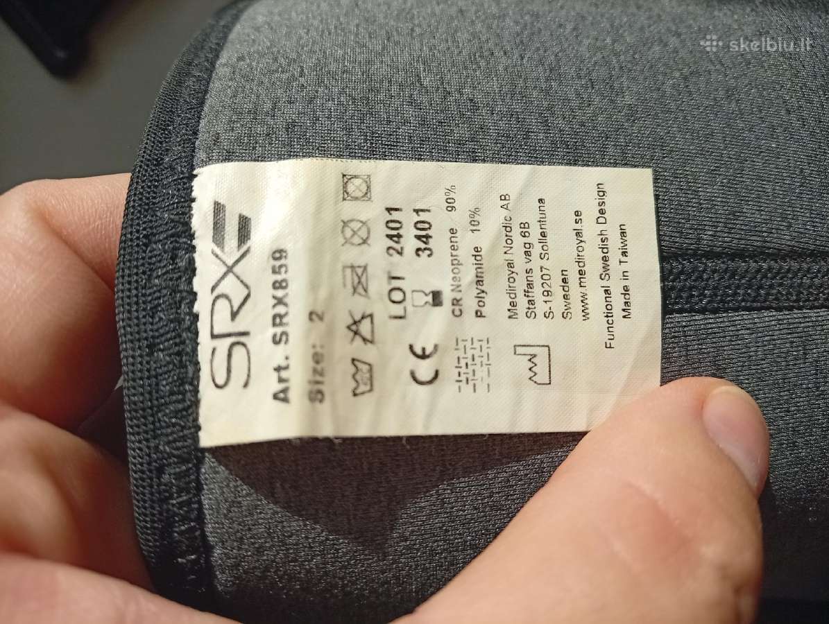 Mediroyal kelio įtvaras su sustiprinimais - nuotraukos Nr. 3