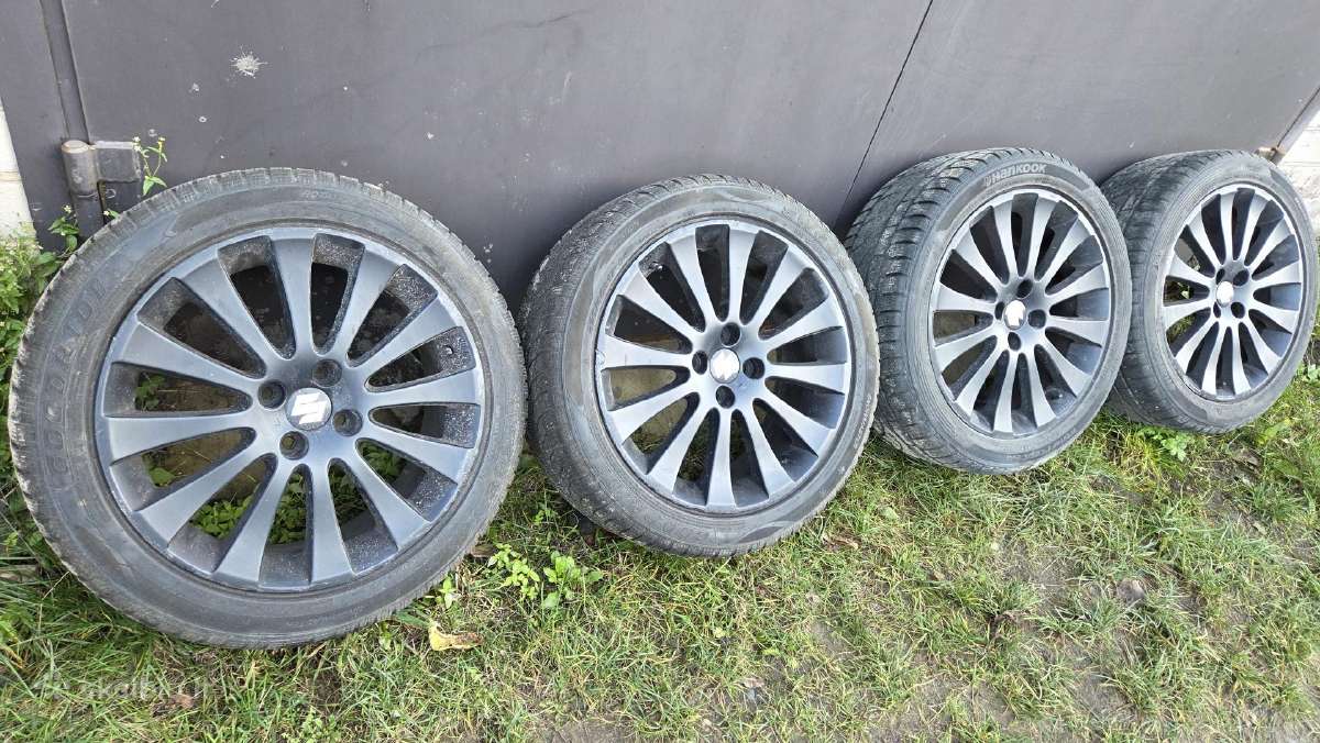 Suzuki r17 4x100 ratlankiai, žieminės. - nuotraukos Nr. 2