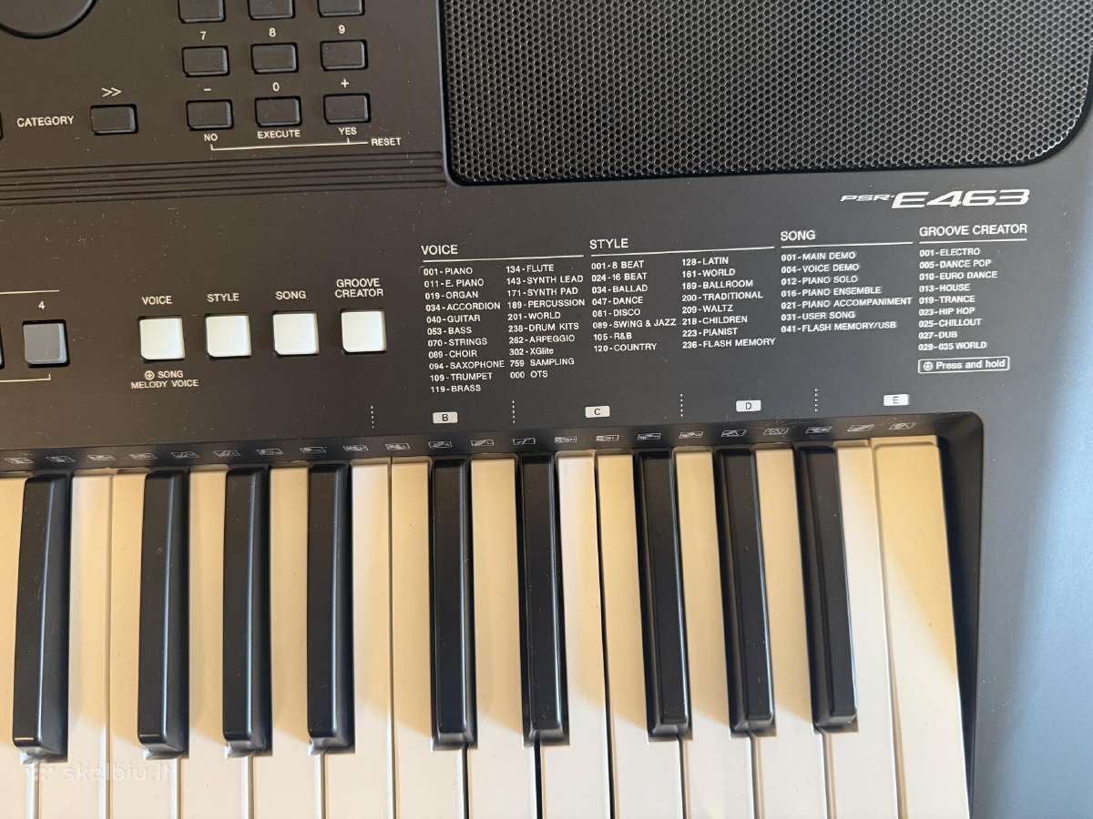 Yamaha E463 - nuotraukos Nr. 3