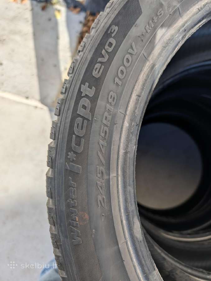 Žieminės padangos 245/45 R18 - nuotraukos Nr. 3