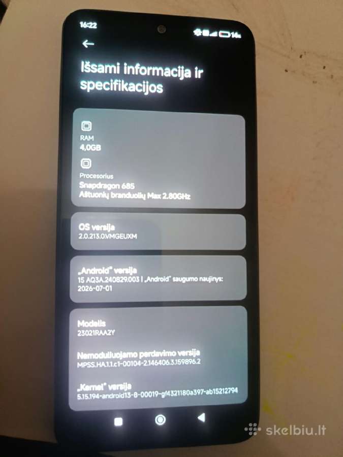 Redmi Note 12 4G - nuotraukos Nr. 2