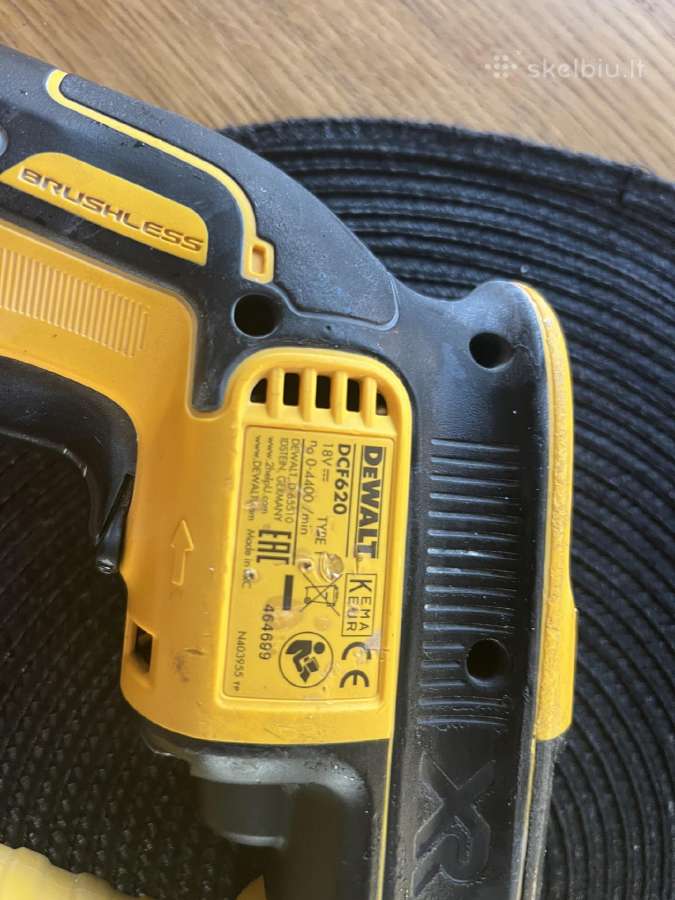 Dewalt dcf620 dcf6201 Gibso suktukas - nuotraukos Nr. 2