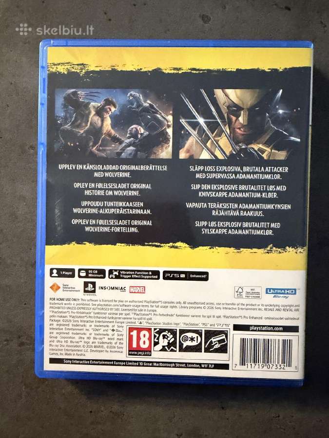 Wolverine Ps5 - nuotraukos Nr. 2