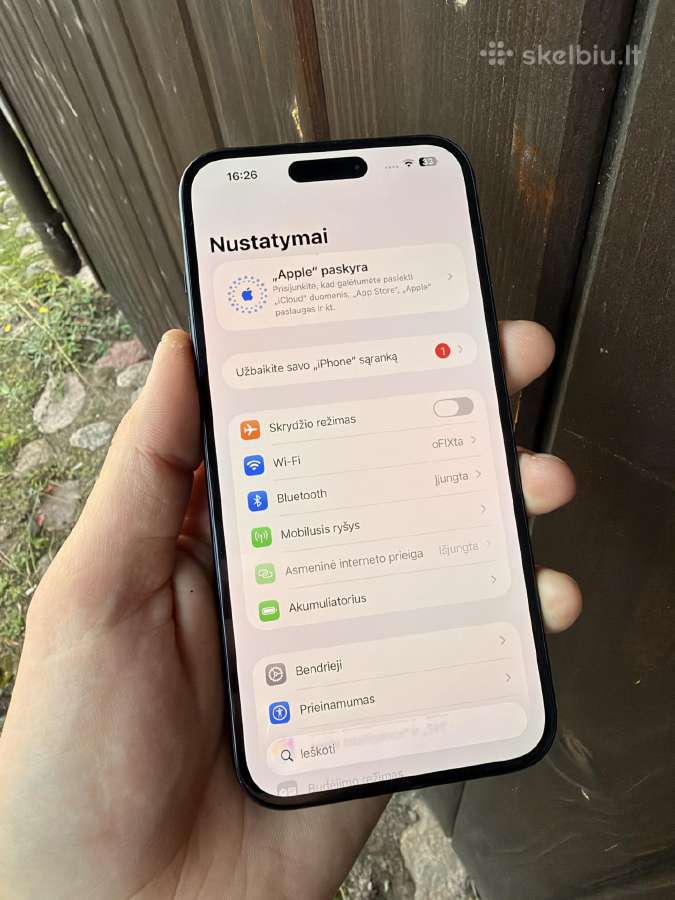 iPhone 16 Plus Praktiskai naujas 100% Baterija - nuotraukos Nr. 5