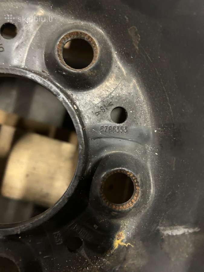 Bmw Skardiniai ratlankiai R16 - nuotraukos Nr. 3