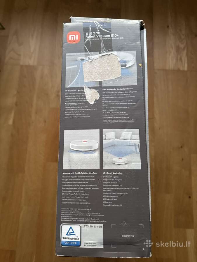 Xiaomi robot vacuum s10+ - nuotraukos Nr. 3
