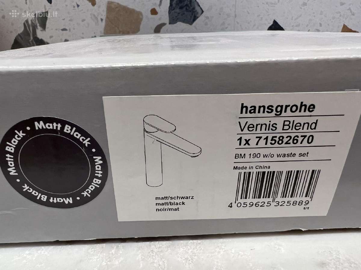 Naujas maišytuvas Hansgrohe Vernis Blend 190 - nuotraukos Nr. 2