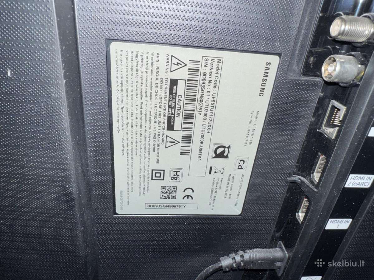 „samsung“ 55 4k Smart TV televizorius - nuotraukos Nr. 2